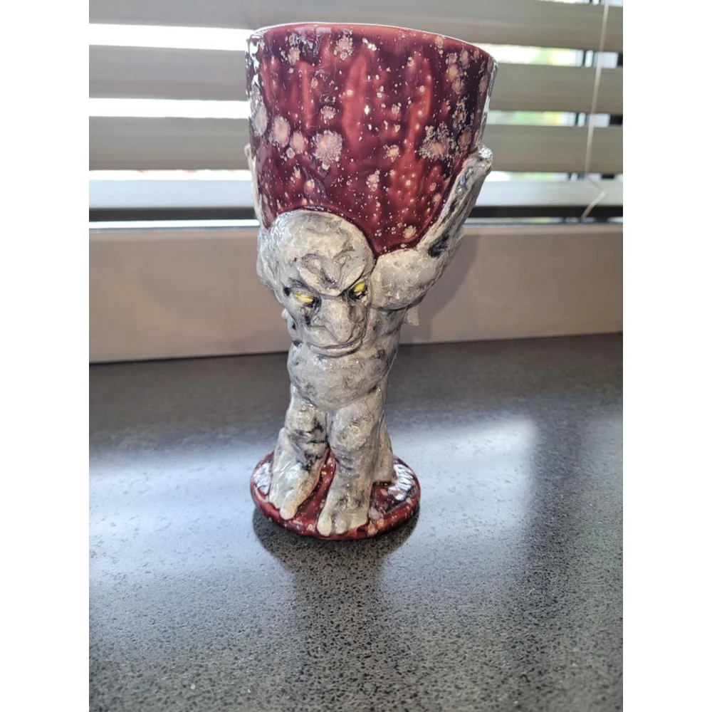 Gothic Gargoyle Demon Chalice Goblet 10
